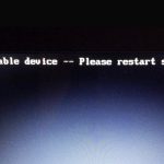 No Bootable Device Found